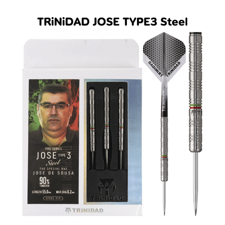 ลูกดอกปลายเหล็ก TRINIDAD JOSE TYPE 3 STEEL DARTS 22G_5